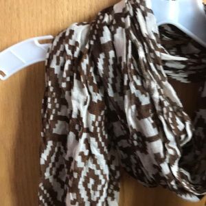 Brown And Cream Scarf
